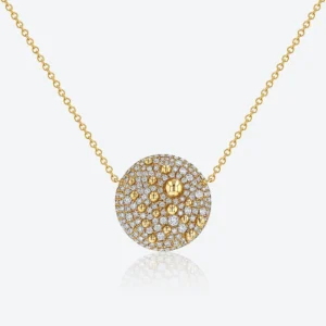 Happy Planets Pendant in 18K Yellow Gold